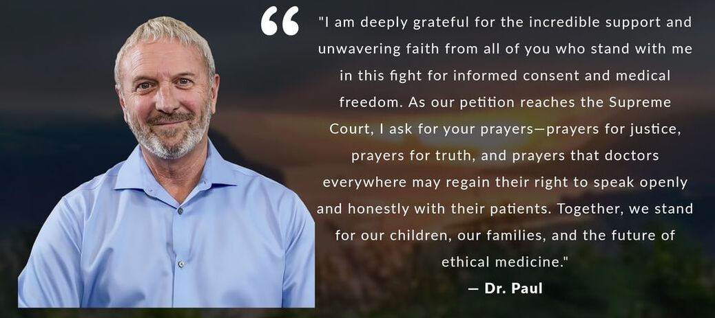 medical freedom Supreme Court case, Dr. Paul Thomas petition, informed consent legal battle, Oregon Medical Board lawsuit, Supreme Court conference March 21