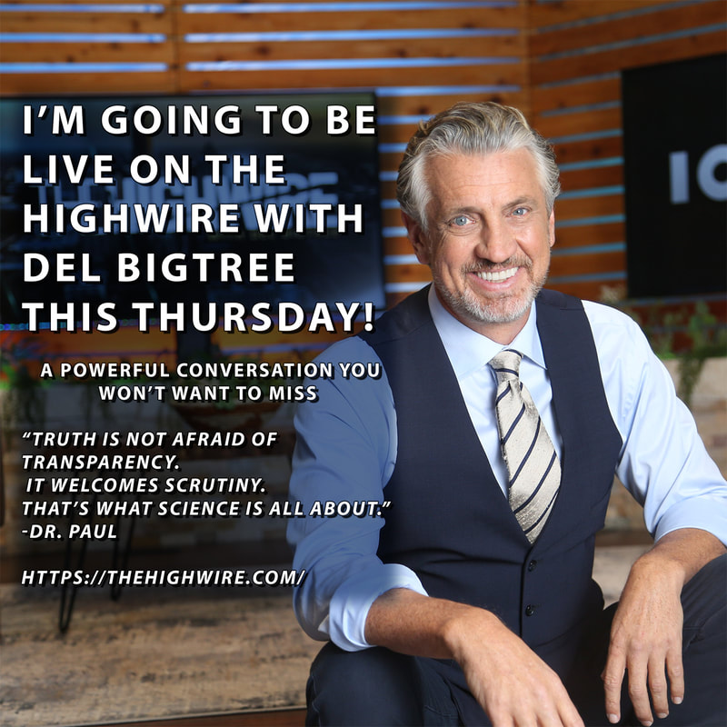 Dr. Paul Thomas on The HighWire with Del Bigtree, live medical freedom interview April 2025, VAX FACTS paperback book Dr. Paul, informed consent and vaccine safety discussion, Kids First 4Ever live media appearance