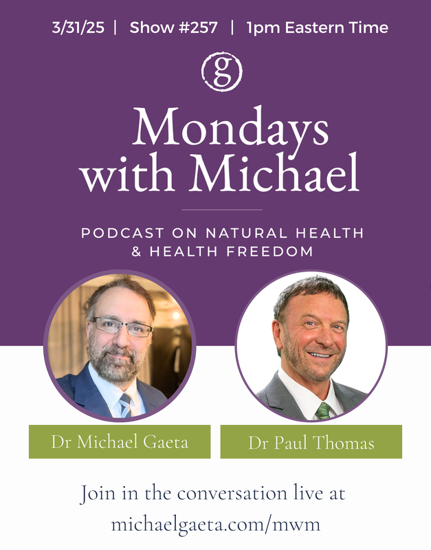 Dr. Paul Thomas podcast appearance, Mondays with Michael interview, health freedom conversation live, informed consent podcast episode, Dr. Paul live March 31 interview