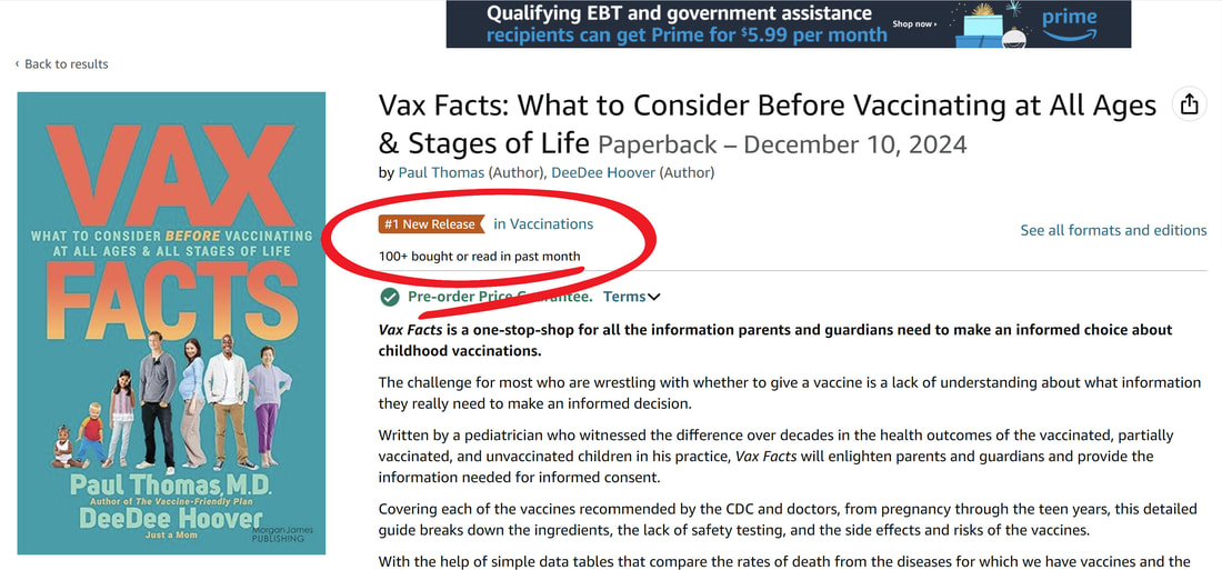 Vax Facts book pre-sale, vaccination guide by Paul Thomas MD, DeeDee Hoover just a mom, comprehensive vaccination insights, Vax Facts December release